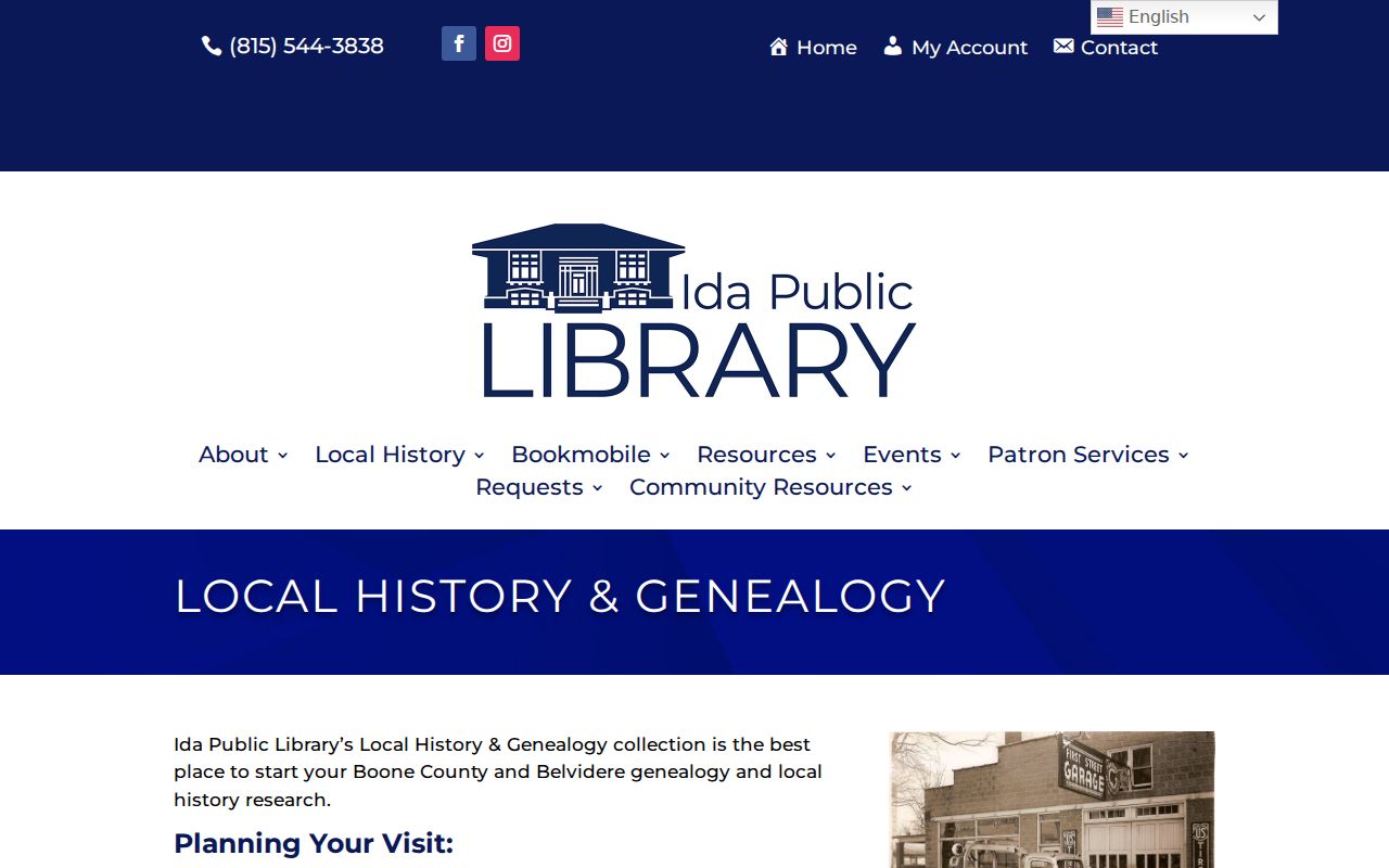 Belvidere residents directory Ida Public Library