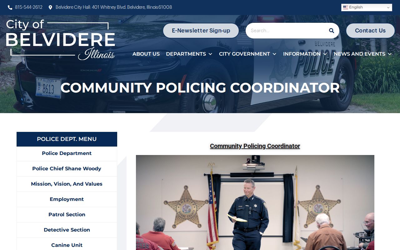 Belvidere neighbors community policing and neighborhood watch