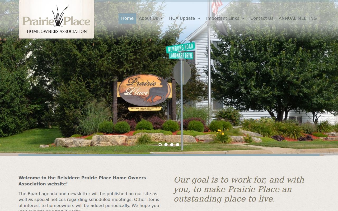 Belvidere neighbors Prairie Place HOA public resource
