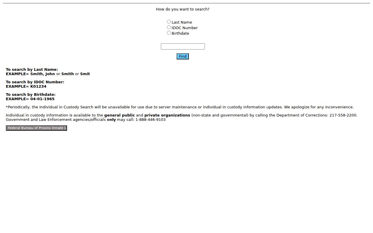 Belvidere resident lookup Illinois inmate search
