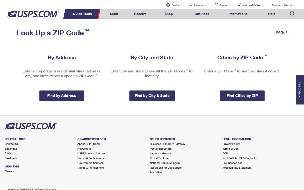 Belvidere street directory USPS address verification